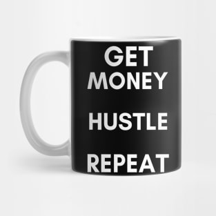 (Black Mug) Get Money Hustle Repeat Mug